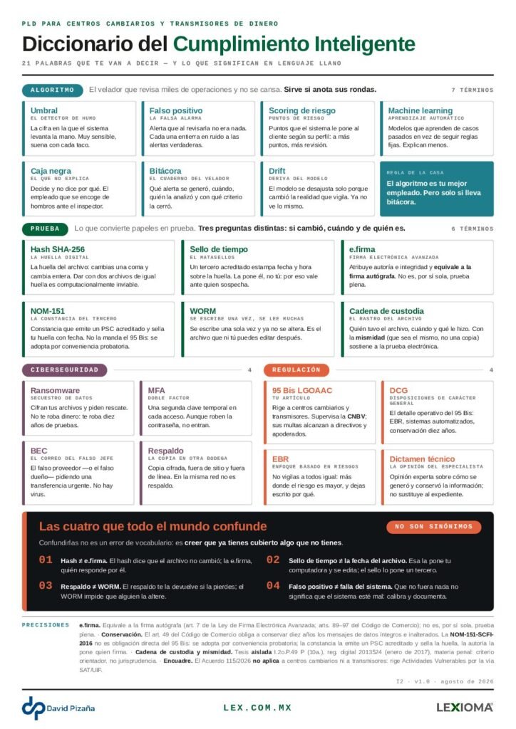Portada de la infografía I2 — Diccionario del Cumplimiento Inteligente